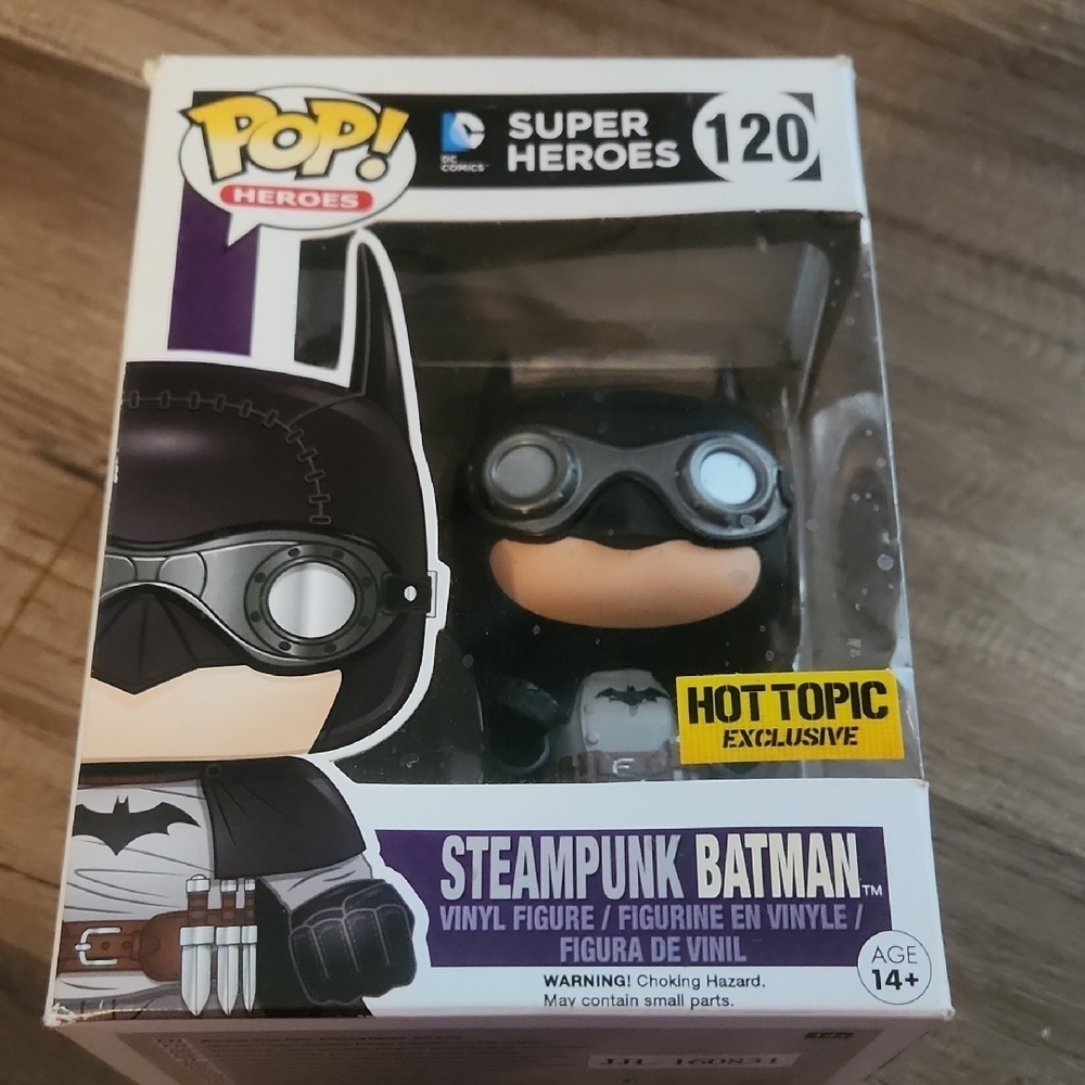 Steampunk Batman Vinyl Figure - Black and Gray New In Box